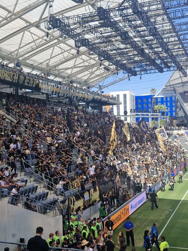 Gute Stimmung im Stadion