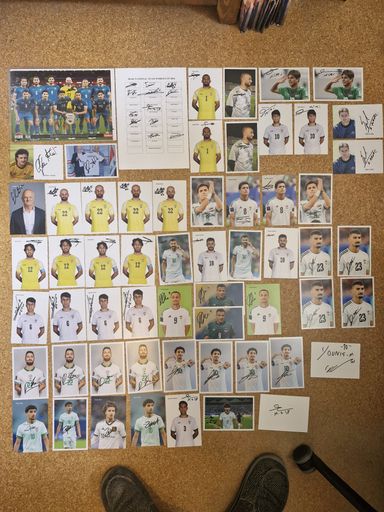 Alle gesammelten Autogramme