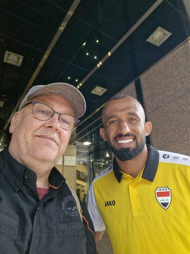 Selfie mit Fahad Talib